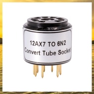 (HARB) 1PC Tube Socket Adapter ECC83 12AX7 to 6N2 6N1 6N6 Converter Vintage Audio DIY
