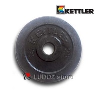 KETTLER 2.5 Kg Rubber Weight Plate Dumbell Rubber Plate Barbell 2.5kg