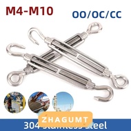 ZHAGUMT366HT 1Pcs Wire Rope Tensioner, M4/M5/M6/M8 Oc Oo Cc Type Tension Device Line, Durable 304 St