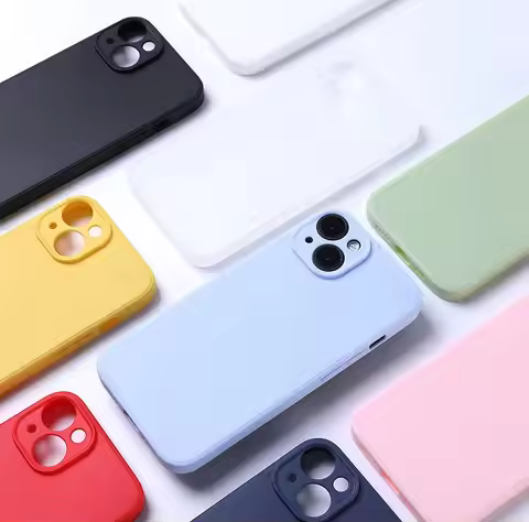 Luxury Matte Case For iphone 13 mini Fundas Liquid Soft Silicone TPU Back Cover For iphone 13 Pro Ma