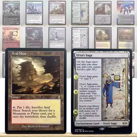 BLC BLB MH2 OTJ HOLO7-002 Tcg Proxy Cards Esper Sentinel Home Play Fetch Lands Cabal Coffers Three T