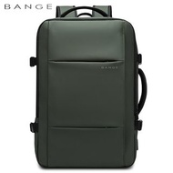 BANGE BG-1908D-軍綠升級款雙肩背男大學生電腦背包男款大容量商務男包