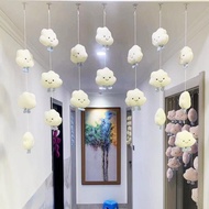 Door Curtain diy Door Pendant Wall Decoration Children's Room Door Ornaments Perforation-Free Hangin