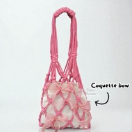 | Macrame Coquette Bag | Macrame bag | Macrame Net Bag | Macrame Coquette Bag | Coquette BAG | Beach
