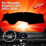For Hyundai Elantra 2021-2026 Dashboard Cover Dash Mat 7th Gen CN7 Sun Shade Anti Glare