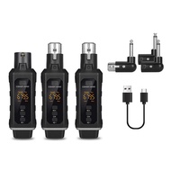 GO Auto-New 48V Capacitor XLR Adapter Wireless Microphone Transmitter Receiver for Dynamic Microphon