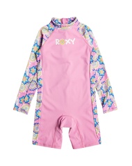 Roxy ชุดว่ายน้ำบอดี้สูทสำหรับเด็กผู้หญิง FLOWER PARTY SPRINGSUIT RASHGUARD TEENIES 243 ERLWR03306-MF