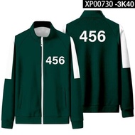 HY Halloween Squid Game Costume cosplay Coat Sportswear Jacket 456 Digital Sweater 001 Korean Drama