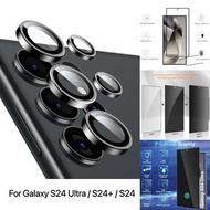 [防偷窺系列+ 鏡頭貼］Galaxy S24 Ultra / S24+ / S24 Matte Privacy Screen Protector Tempered Glass Film + Ring 