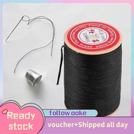 aoke-sg 0.8mm Leather Sewing Wax Cord 150D/16 Handwork Knitting Craft Thread Roll