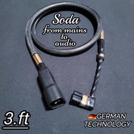 IEC轉曲8字影音專用電源線🎛️HiFi System Power Cable合IEC C13/C15電源線用適合:QLED mini LED 4K TVSony/Panasonic/LGSamsun