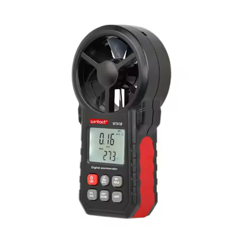 Digital Anemometer Handheld Bluetooth Wind Speed Meter WT87B for Measuring Wind Velocity Flow Temper
