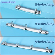 newsandthen1 1PCS A4 Perforated Folder Candy-Colored Transparent O-shaped 2-hole, 3-hole, 4-hole Wat