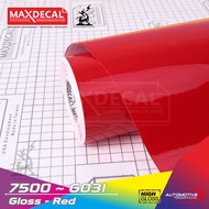 Maxdecal Gloss Red Sticker 7500-G031