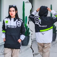 RH57 Jaket Cougle Racinghell Bahan Parasut Anti Air Gratis Stiker RH CG 06