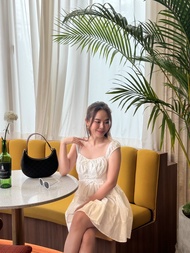 MyWay Brand : Drees - Garlic Cake  เดรสสั้นสีขาว