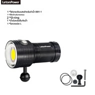 Professional ใต้น้ํา 27 LED การถ่ายภาพ Light Highlight 20000 Lumens ไฟฉายดําน้ํา 100M กล้องวิดีโอกัน