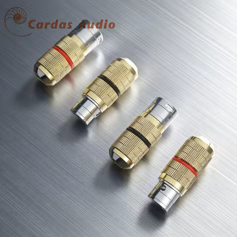 Original CARDAS audio Rhodium Plated XLR male/female plug 3 pin Balanced Plug HiFi Audio wire Connec
