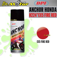 ANCHOR HONDA Spray Can Tin Cat Paint 400ML H224*EX5 FIR RED Merah Red Sprey Ancer Honda Ori 100% Original