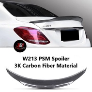 Mercedes W213 E Class Carbon Fiber AMG Spoiler PSM Spoiler E200 E250 E300 E350 E63