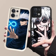DJ-48 The spell returns to Gojo Satoru Silicone Casing black and white for Xiaomi Redmi OPPO Reno Fi