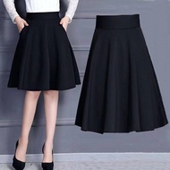 [55cm/75cm]women's skirt/A-line skirts/medium length/Pockets on both sides/not transmit light