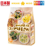 HIKARI MISO - 5口味低卡飽腹速食高湯粉絲（雞蛋湯/韓式鍋湯/鮮雞湯/芝麻裙帶菜/清湯） 內含10小包 (平行進口貨品) 4902663018964
