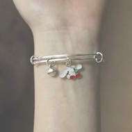 Nicedays🍒Bracelet Female Cartoon Yugui Dog Kulomi Adjustable Bracelet Couple Best Friends Bracelet