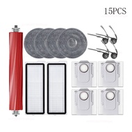 Roborock QR 798อุปกรณ์เสริมหลักด้านแปรงตัวกรอง HEPA ถุงไม้ถูพื้นเครื่องดูดฝุ่นหุ่นยนต์อะไหล่ทดแทน