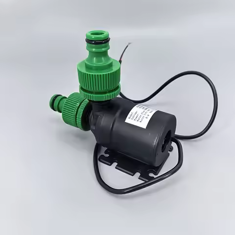 DC 12V 24V High Voltage Ultra-quiet Solar Water Pump Lift 5M 800L/H Brushless Motor Submersible 2pin