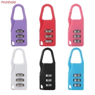 PINYEKOO Suitcase Combination Lock, Digit Anti-theft Mini Combination Padlock, Portable Plastic 3 Dial Digit Password Lock Backpack Combination Lock Outdoor