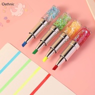 Oathnic 5 Pcs Highlighters Set Lipstick Shape Highlighter Markers Highlighter Pen Bible Marker Pen O
