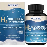 Hydrogen Water Tablets with Magnesium - H2 Molecular Tabs for Drinking Water, Non-GMO, Gluten-Free a