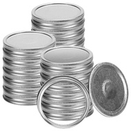 (YASJ) Mason Jar Lids and Rings for Ball Canning Jars Wide Mouth Split-Type Lids Leak Proof Reusable