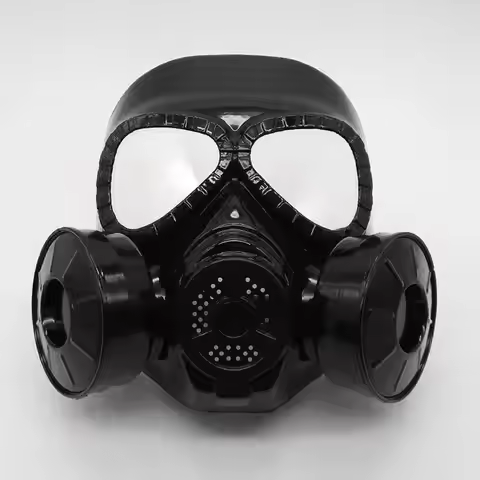 Airsoft BB Gun CS Cosplay Clothing Protection Full Face Gas Mask Tactical Mask Adjustable Strap Army