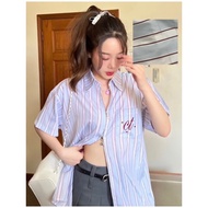 (Open Live Shop 2 Pm This Color) Release Cintage CT1924 Short Sleeve Zipper Shirt Simmon808 new in p