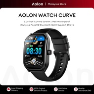 Aolon Curve Smart Watch HD Curved Screen Waterproof Original Fitness Heart Rate Blood Oxygen Sport S