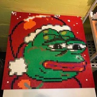 Christmas Pepe Pixel Art