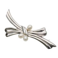 Tasaki 銀珍珠胸針 [二手]
