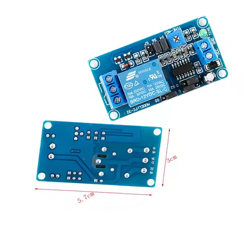 Time Delay Relay DC 5V 12V Turn on/Turn off Relay Module 10A Switch Module with Timer Volt Timing R