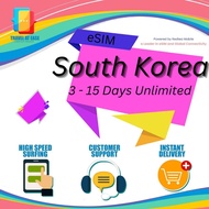 South Korea eSIM Instant Email Delivery