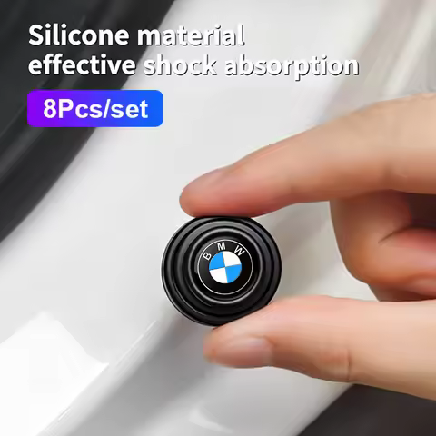 8Pcs Car Door Absorber Shockproof Anti Noise Pad Buffer Gasket For BMW X1 X2 X3 X5 X4 X6 X7 G30 G20