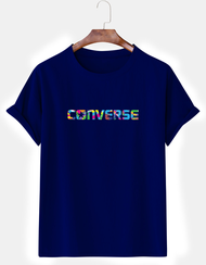 Kaos Pria CNVR Warna Atasan Lengan Pendek Oblong Dewasa Tshirt Man Logo Cetak DTF Baju Distro Atasan