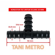 Connector - Connector - 20mm T Tee Connection For 5/8" Hose