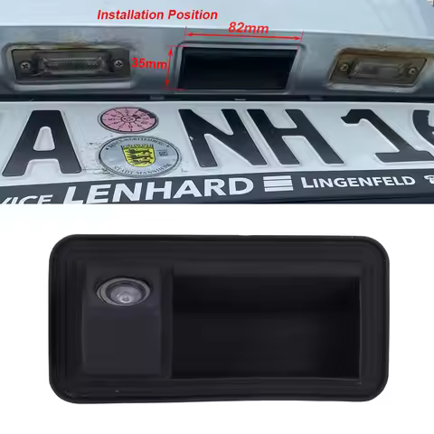 HD Trunk handle car camera for For VW Golf Plus MK5 Jetta Touran 1T GP PASSAT 3C B6 C3 3C5 3C2 TD827