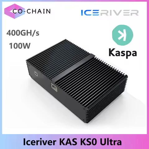 Iceriver KS0 Ultra 400Gh/S 100W KAS Miner Iceriver Kaspa Miner With PSU Asic KAS Mining IceRiver KAS