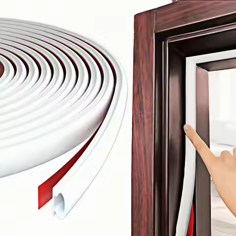 1pc Weather Stripping Door Seal, Window And Door Door Seal Strip, Soundproofing Self-Adhesive Backin
