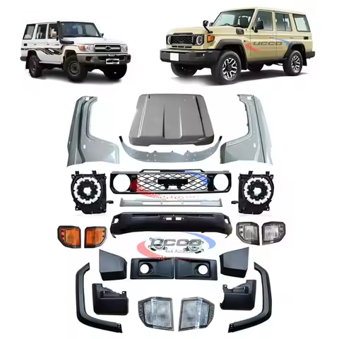 For Fj Cruiser LC79 Accessories Front Bumper Bodykit for Land Cruiser 70 79 Series FJ70 Fj79 Lc79 Up