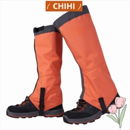 CHIHI 1 Pair Hiking Leg Gaiters, Rip-Stop Snow Boot Gaiters