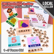 Fun Vocabulary Spelling Training Word Game Education Toys English Word Matching Puzzle Board Toys Ga